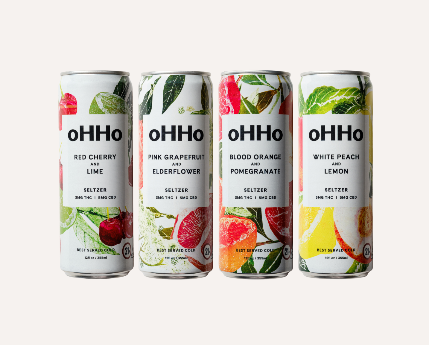 THC CBD Seltzer Variety Pack | Zero Alcohol – oHHo