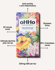 CBDay milk chocolate bar with descriptive text