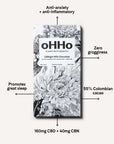 CBNight milk chocolate bar with descriptive text