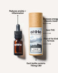 Calm Oil bottle with descriptive text