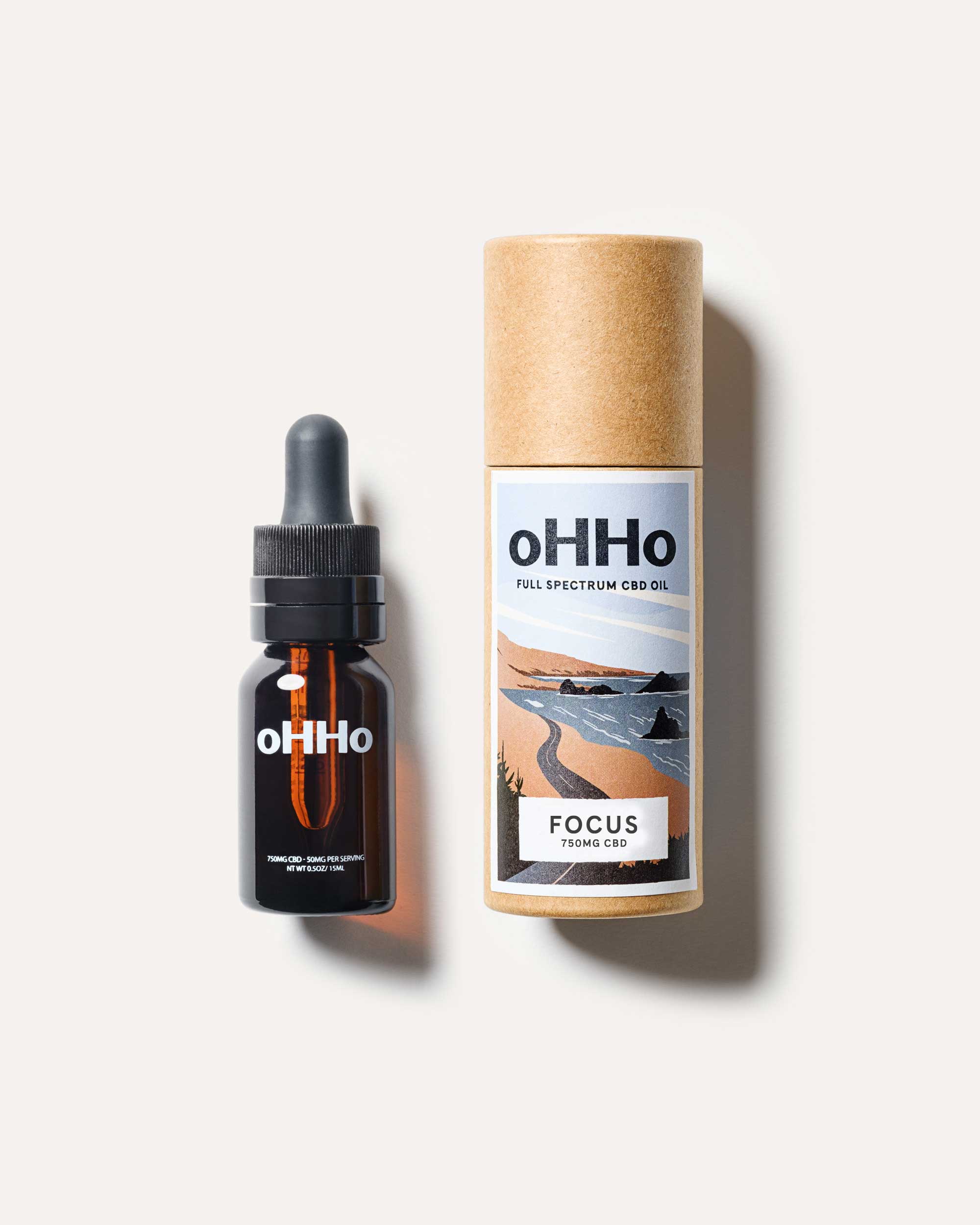 Focus CBD Oil Tincture | 750mg Full Spectrum oHHo Focus CBD Oil Tincture | 750mg Full Spectrum oHHo