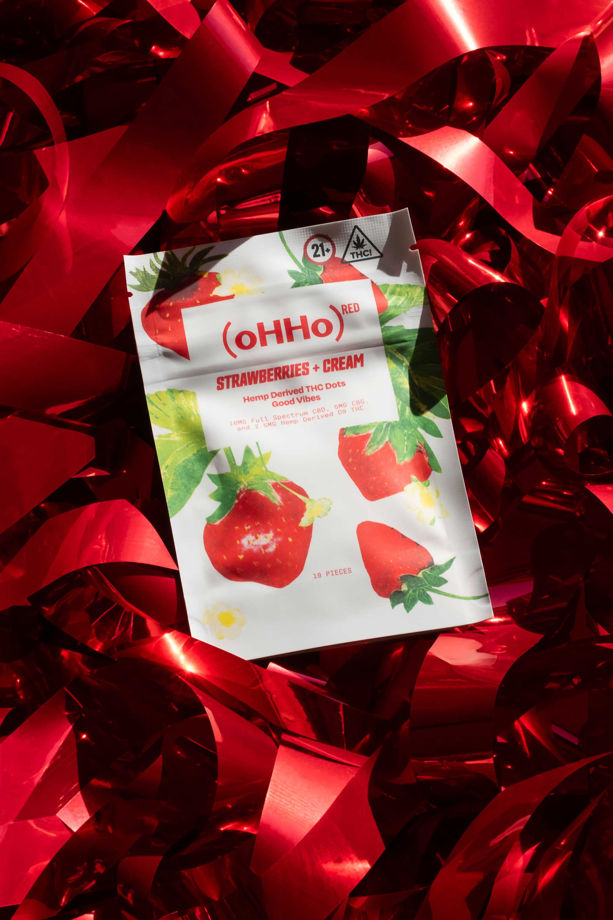 Red Strawberries and Cream Gummies