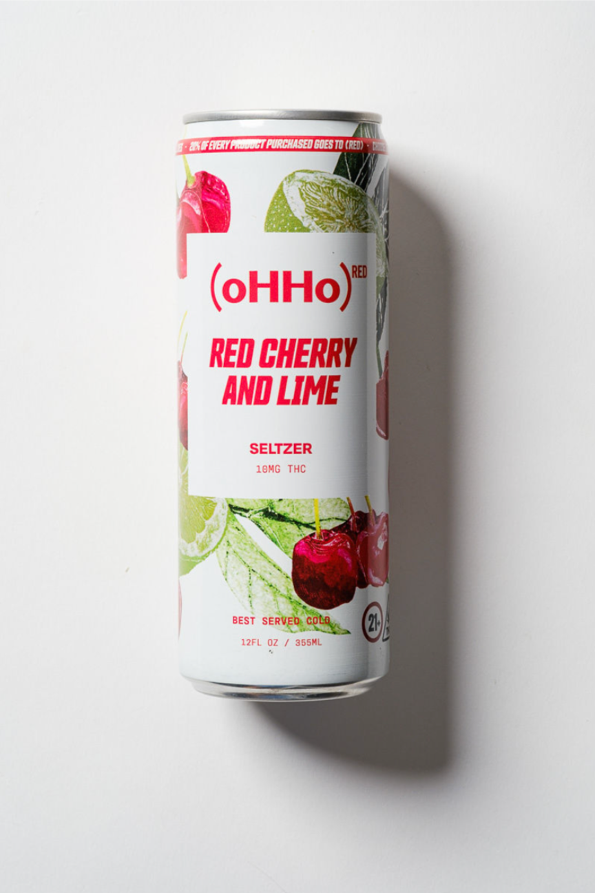 (oHHo)RED Cherry and Lime Seltzer