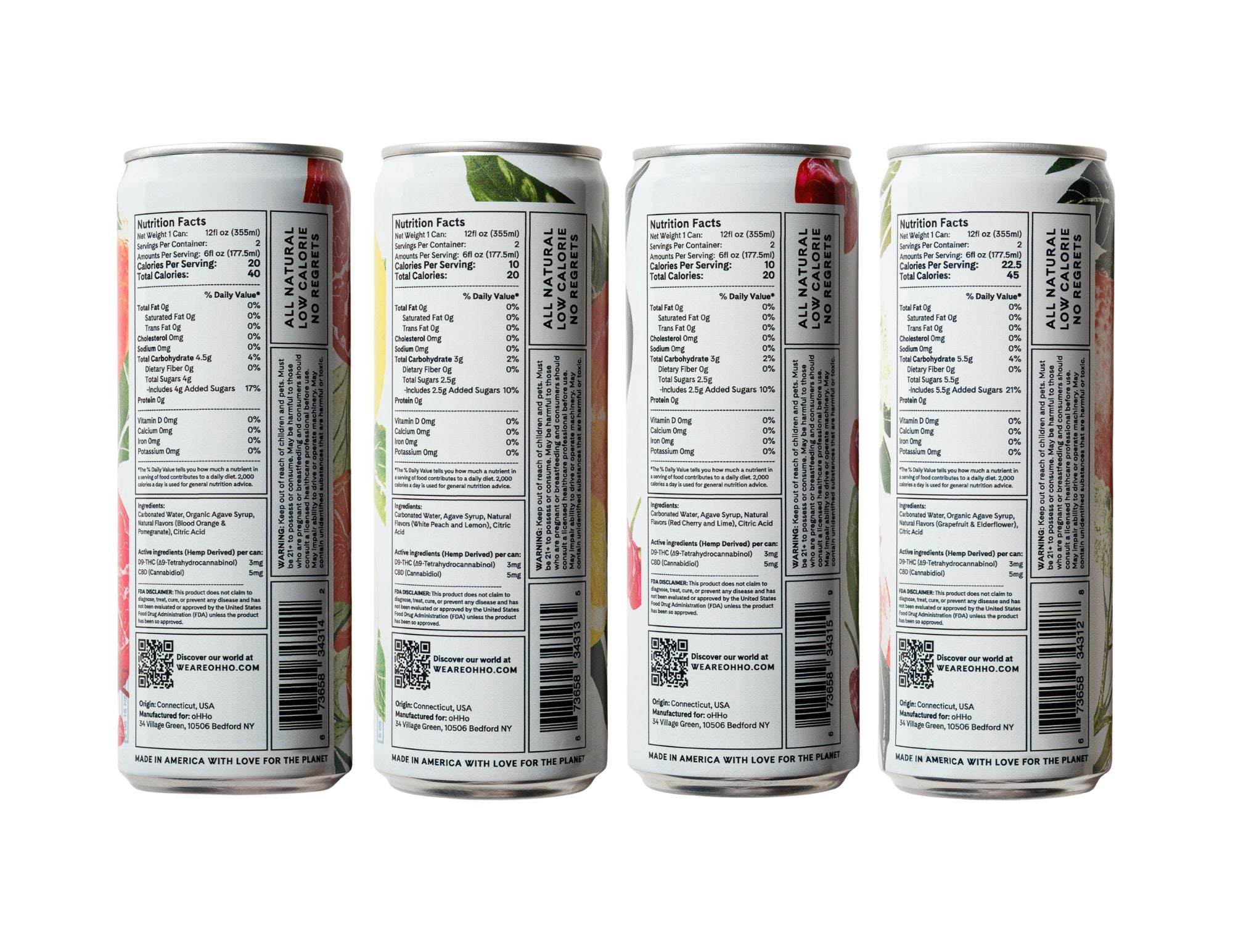 THC CBD Seltzer Variety Pack | Zero Alcohol – oHHo