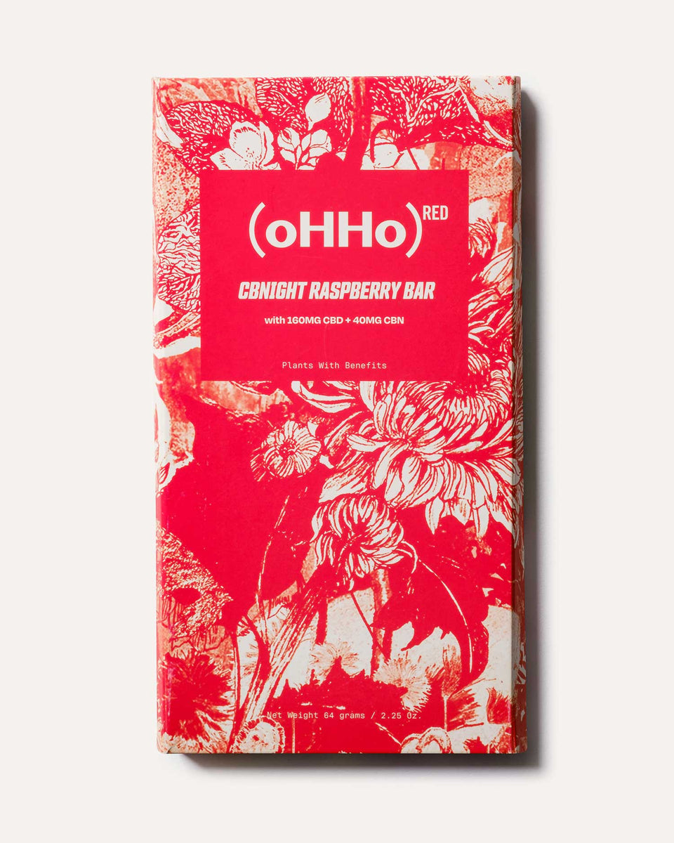 RED) CBNight Raspberry Sleep Bar | 160mg CBD – oHHo
