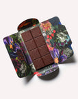 CBNight Dark Chocolate floral packaging open