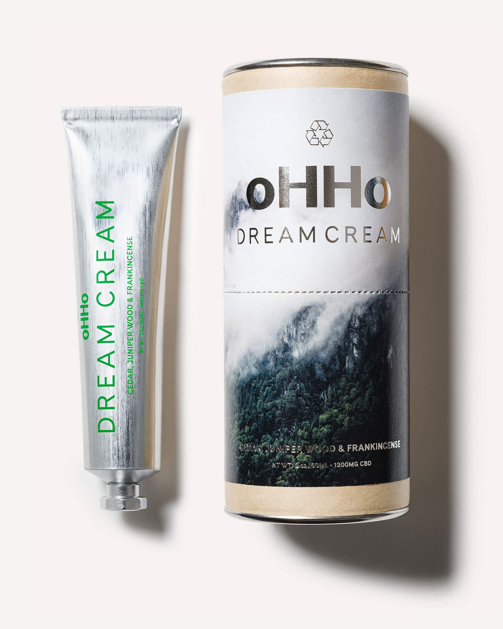 Green Forest Dream Cream package and tube