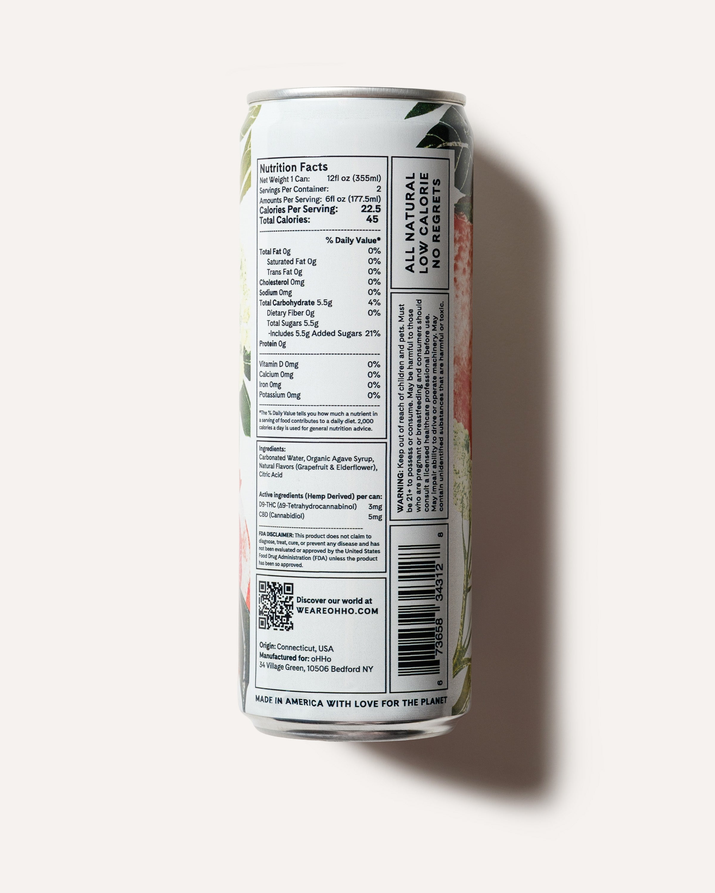 Pink Grapefruit and Elderflower Seltzer