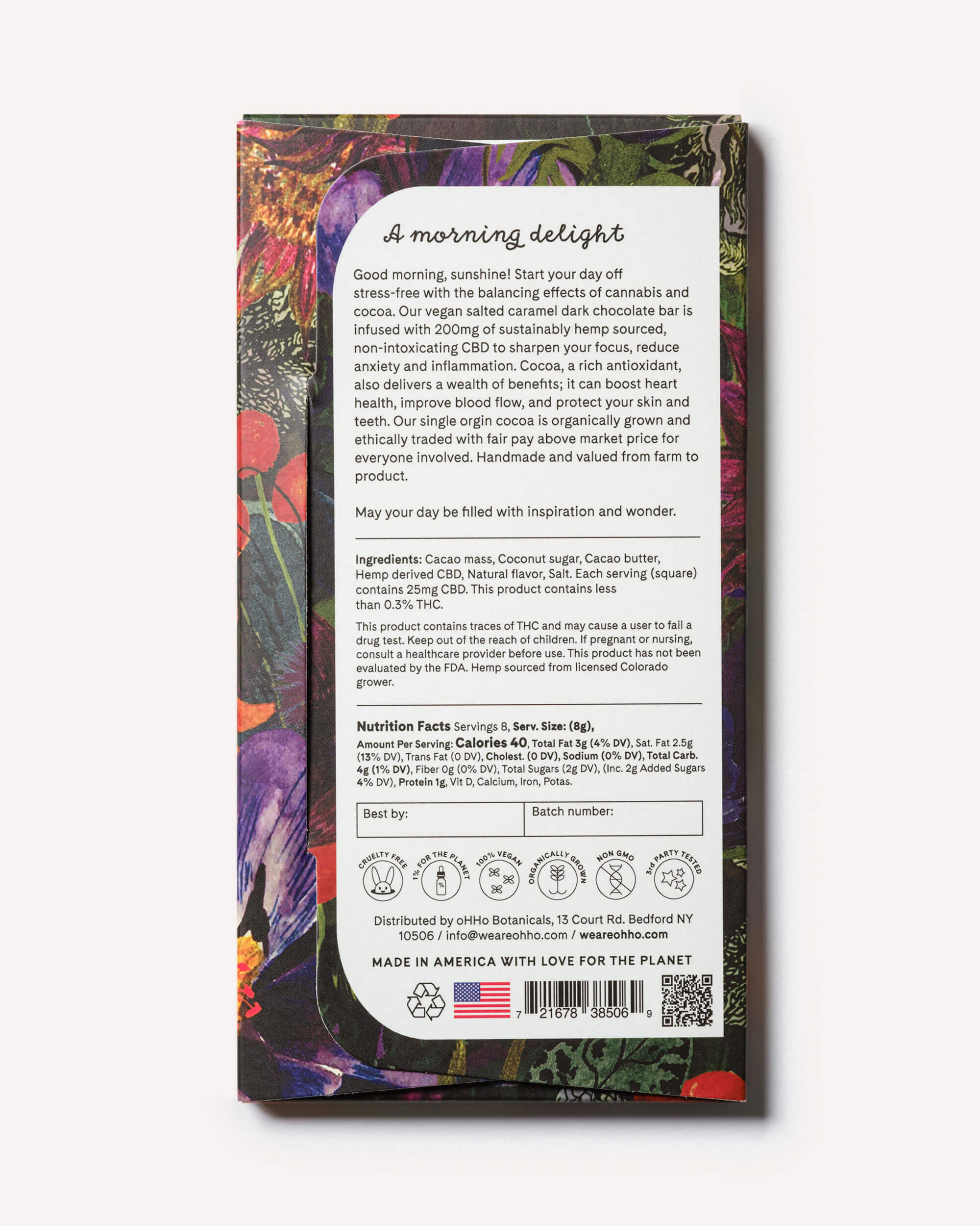 Wild Orange D9 THC Dark Chocolate | Mood Lift – oHHo