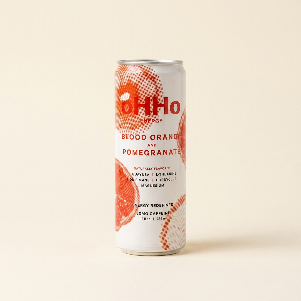 oHHo Energy Blood Orange and Pomegranate can