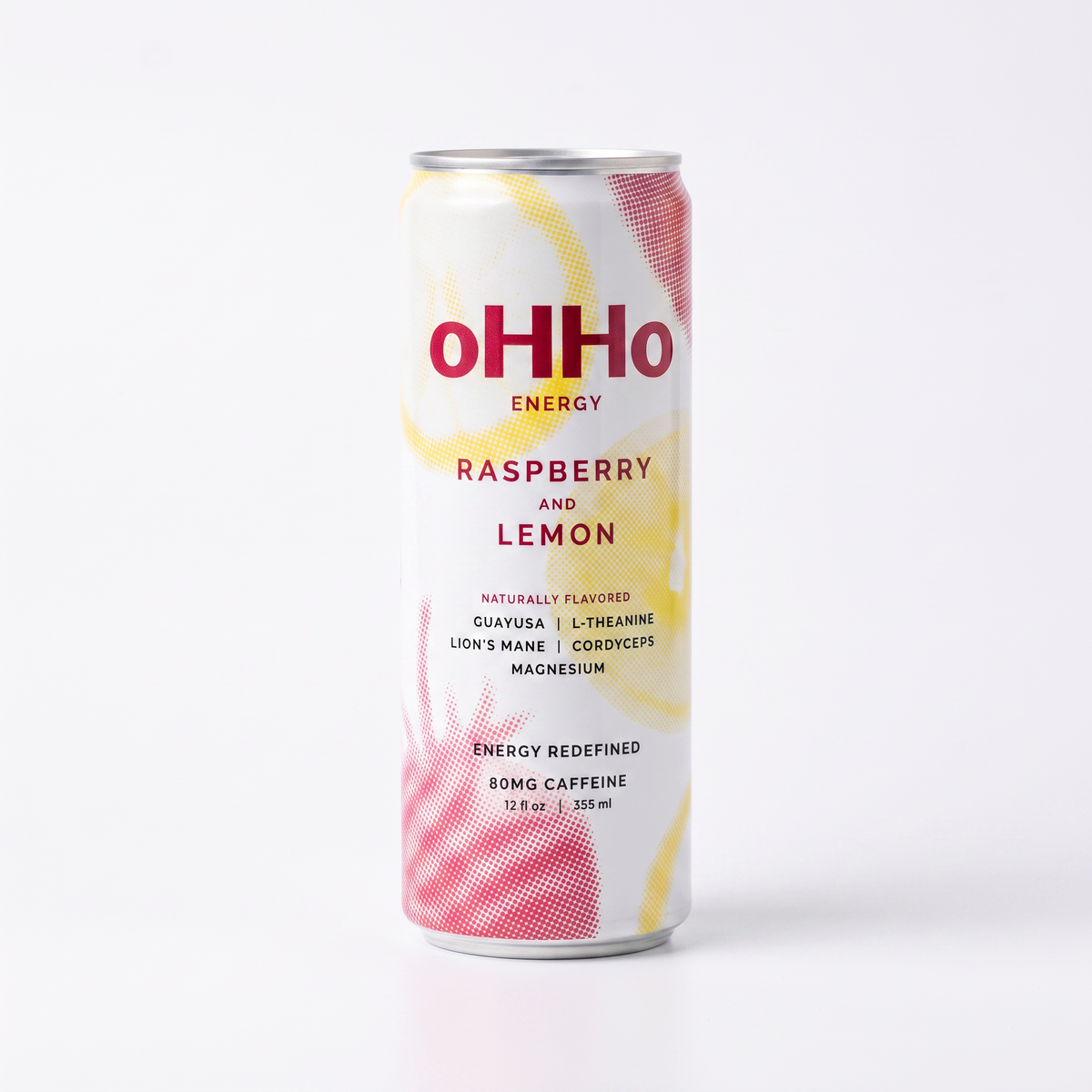 oHHo Energy Raspberry and Lemon can