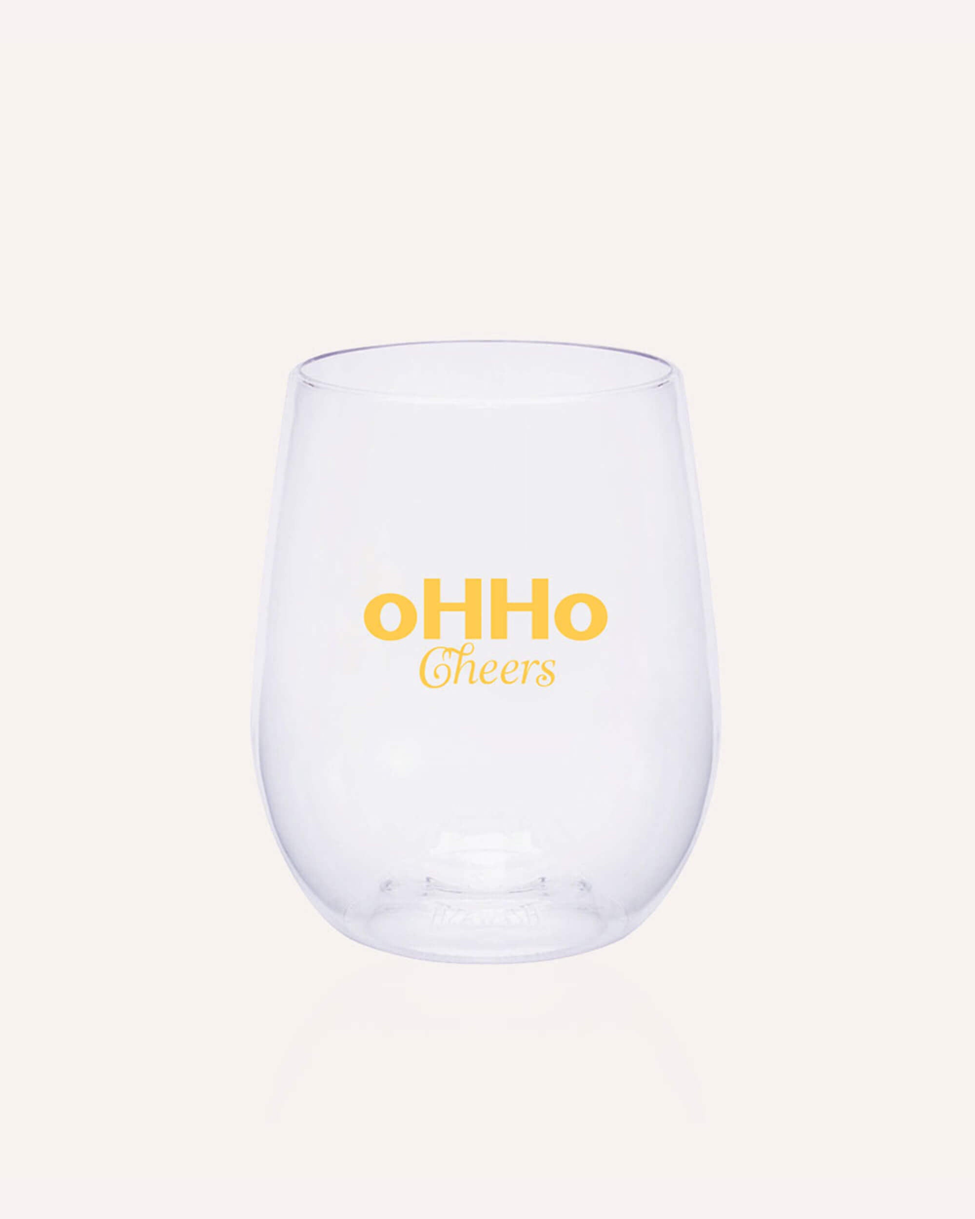 Cheers party glass